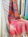 Parchment Cream Banarasi silk  Saree  thumb 8