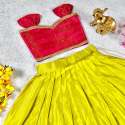 Party Wear Kids Viscose Lehenga Choli For Kids Girl  thumb 1