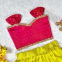 Party Wear Kids Viscose Lehenga Choli For Kids Girl  thumb 3