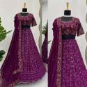 Premium And Beautiful Faux Georgette Lehenga With Sequnce thumb 1