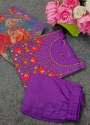 Premium And Classical Soft Cotton With Embroidery Work Top Bottam Dupatta thumb 1