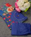 Premium And Classical Soft Cotton With Embroidery Work Top Bottam Dupatta thumb 2