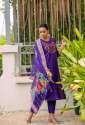 Premium And Classical Soft Cotton With Embroidery Work Top Bottam Dupatta thumb 4