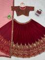 Premium Classical Viscos velvet Lehenga With Sequence Work thumb 4