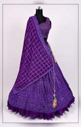 Premium Lakhanvi Work Georgette Lehenga With Organza Dupatta