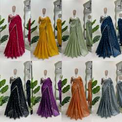 Presenting New Collection Of Jimmy chu Febric Saree