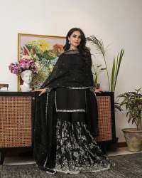 Presenting New Designer Party Wear Sharara Suit 