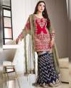 Presenting New Designer Party Wear Top palazzo and Dupatta With Heavy Embroidery Work thumb 2