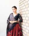 Printed And Mirror Work Lehenga Choli For Navratri  thumb 5