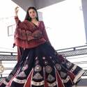 Printed And Mirror Work Lehenga Choli For Navratri  thumb 6