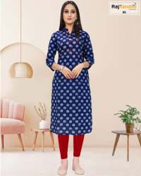 Rajnandini Trendy printed kurti in Jaipuri prints