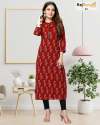 Rajnandini Trendy printed kurti in Jaipuri prints thumb 4