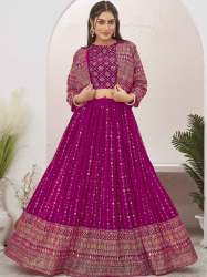 RANI LEHENGA CHOLI WITH JACKET