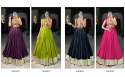 Rayon Plain Lehenga and Gamthi Work Blouse for Navratri  thumb 12
