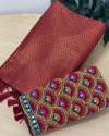 rich pallu jacquard work soft silk saree thumb 19