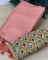 rich pallu jacquard work soft silk saree thumb 4