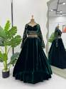 royal-look-trendy-velvet-lehenga-choli-with-sequen