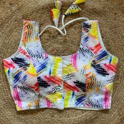  FASHION  Stylelist Digital Print blouse