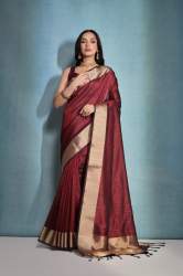 Rutrang launch  raw silk zari lining Banarasi saree