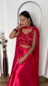 Satin Silk Premium Lehenga With Sequence And Thread Work thumb 3