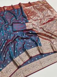 Beautiful Soft And pure banarasi silk saree