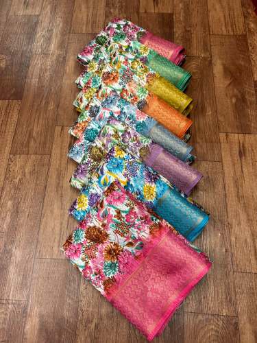 Standard  Crystal cotton saree