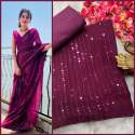  stylelist Sequence Embroidery Work Georgette saree thumb 15