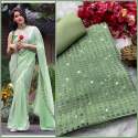  stylelist Sequence Embroidery Work Georgette saree thumb 2