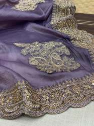 Super collection Of Glass Tissue Saree