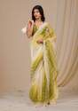 Super Hit Digital Print  Embroidery Georgette saree thumb 2