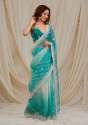 Super Hit Digital Print  Embroidery Georgette saree thumb 3
