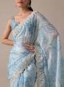 Super Hit Digital Print Georgette Saree thumb 7