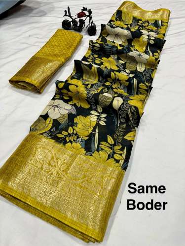 super hit Jacquard border patola saree