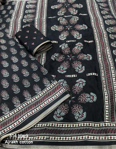 Supper Hit Soft Cotton Ajrakh Saree