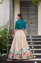 Tessar Silk Floral Print Lehenga  With Blouse thumb 3