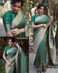 the ALMAARI launch  Jacquard weave Banarasi Soft Silk Saree