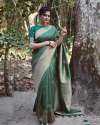 the ALMAARI launch  Jacquard weave Banarasi Soft Silk Saree thumb 5
