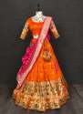 Traditional Exclusive Silk Paithani Lehenga With Weaving Zari Work