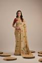  traditional floral concept Muga Cotton saree thumb 3