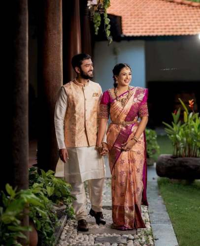 Traditional Pallu & Jacquard Work Banarasi Soft Lichi Silk Saree