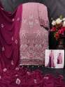 trend Santoon Silk Jari With Sequence Embroidery Georgette suit thumb 10