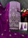 trend Santoon Silk Jari With Sequence Embroidery Georgette suit thumb 8