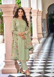 trendi georgette embroidery readymade suit
