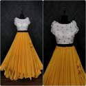 trendi  Organza With Sequins-work Sleeveless lehenga choli thumb 6