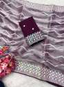 trendi Sequence Embroidery Work Jimmy Choo Saree thumb 5