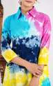 trendi tie dye cotton co ord set thumb 4