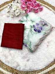 Trending handwork x brush print Organzaï»¿  saree