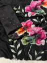 trendy-handwork-flower-print-organza-saree