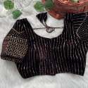 Wedding Wear Velvet Ready made Blouse With Embroidery Work thumb 14