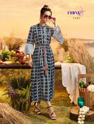 desiger flered kurti -FIONISTA